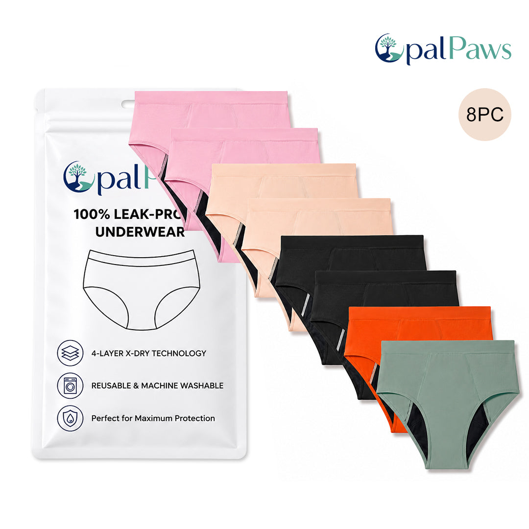 8-Pack Multi-Color Underwear Set 1（6+2 FREE）