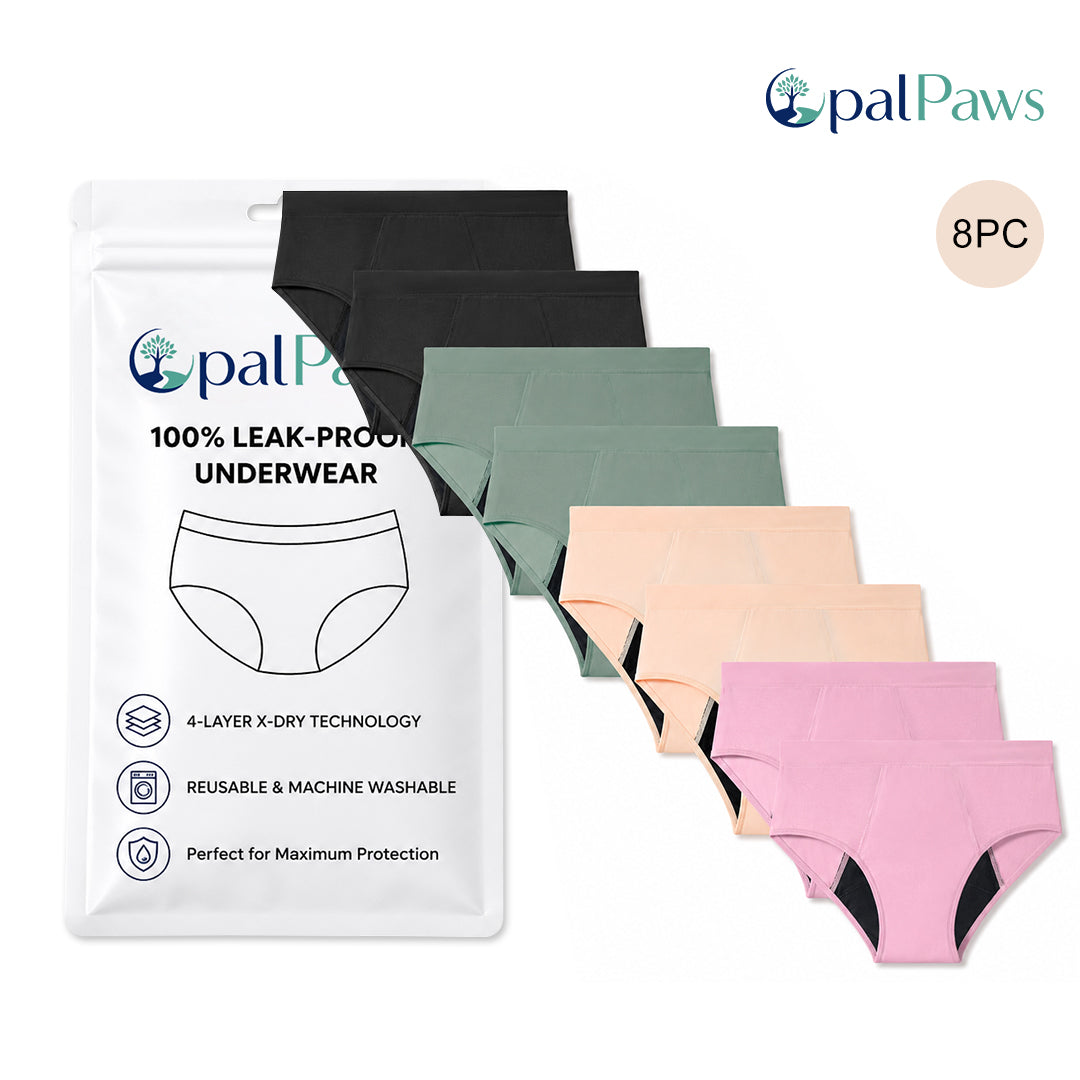 8-Pack Multi-Color Underwear Set 4（6+2 FREE）