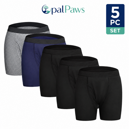 🎋Opalpaws Men’s Washable Incontinence Boxer Briefs