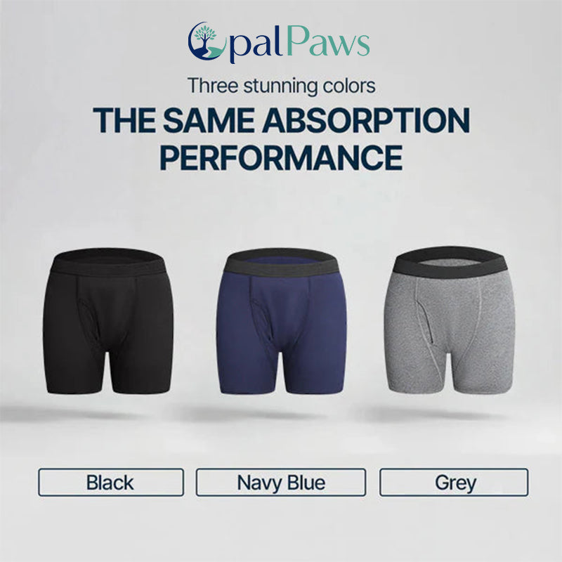 Opalpaws Men’s Washable Incontinence Boxer Briefs🎋