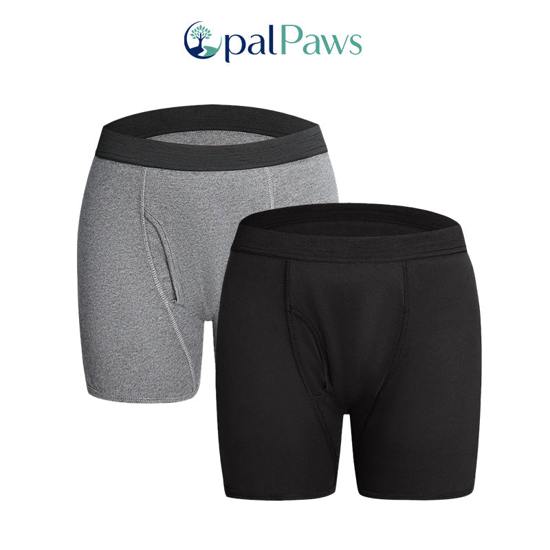Opalpaws Men’s Washable Incontinence Boxer Briefs🎋